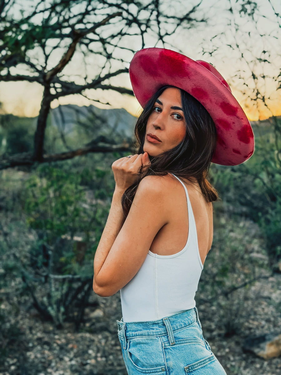 Joplin Hand Dyed Hat *special edition* – Shop Luna Bloom display picture 3