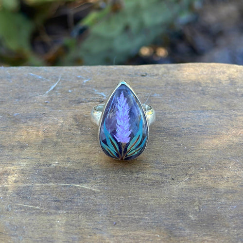 Lavender Adjustable Ring - amethyst