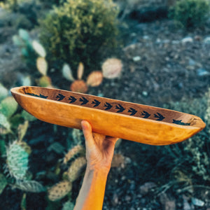 XL Hand Painted Wooden Tray 🌵