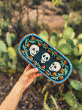 Load image into Gallery viewer, Hand Painted Skull Wooden Tray