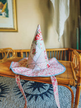 Load image into Gallery viewer, Handmade Patchwork Witch Hat 🌸