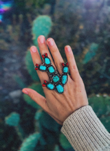 Load image into Gallery viewer, Adjustable Prickly Pear Ring/Slide