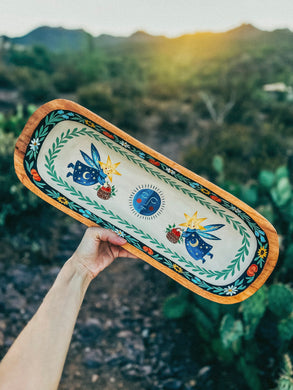 XL Hand Painted Celestial Harvest Bowl