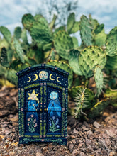 Load image into Gallery viewer, Vintage Hand Painted Trinket Cabinet