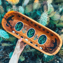 Load image into Gallery viewer, XL Hand Painted Wooden Tray 🌵