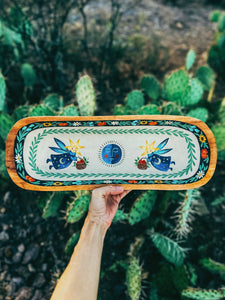 XL Hand Painted Celestial Harvest Bowl