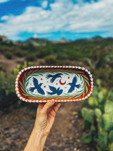 Load image into Gallery viewer, Hand Painted Wooden Crow Tray
