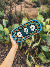 Load image into Gallery viewer, Hand Painted Skull Wooden Tray