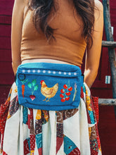 Load image into Gallery viewer, Hand Painted Crossbody Bag - Farmers Market 🥕🐓