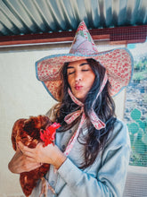 Load image into Gallery viewer, Handmade Patchwork Witch Hat 🌸