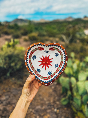 Hand Painted Celestial Heart Bowl