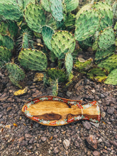 Load image into Gallery viewer, Hand Painted Wooden Fish Tray