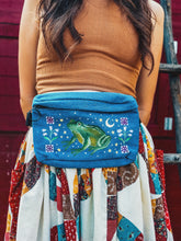 Load image into Gallery viewer, Hand Painted Crossbody Bag - Frog 🐸