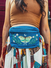 Load image into Gallery viewer, Hand Painted Crossbody Bag - Luna Moth 🌙