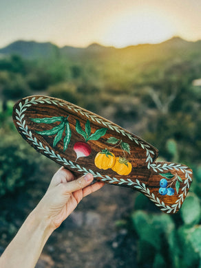 Hand Painted Wooden Fish Tray 🐟
