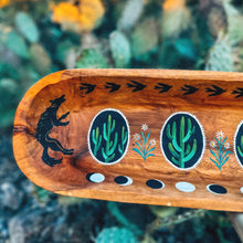 Load image into Gallery viewer, XL Hand Painted Wooden Tray 🌵