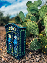 Load image into Gallery viewer, Vintage Hand Painted Trinket Cabinet