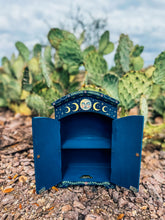 Load image into Gallery viewer, Vintage Hand Painted Trinket Cabinet